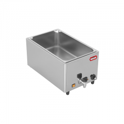Electric bain-marie with tap BMF 1/1 ET