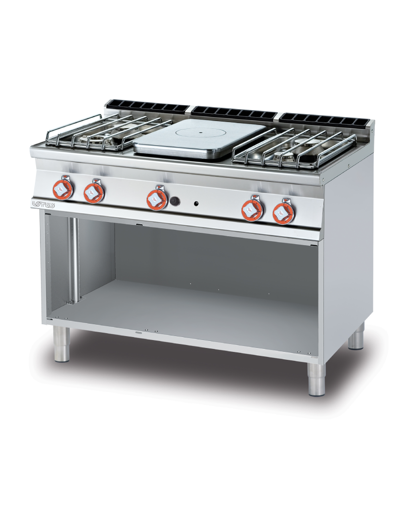 Gas solid top with 4 burners Lotus TP4-712GP