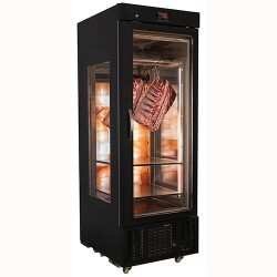 Armário panorâmico para carne maturada DRY AGE 700 BLACK, 600 l