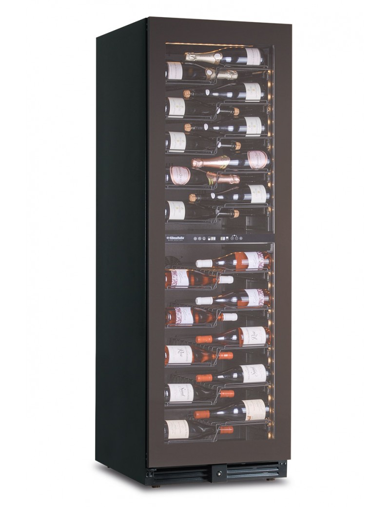 Ventilated dual zone temperature wine cooler CW 180 G2TB