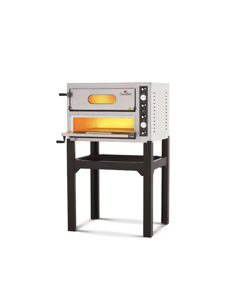 Compact electric oven with one or two cooking chambers EK