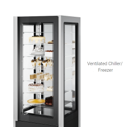 Ventilated Chiller/Freezer ISA Cristal Tower