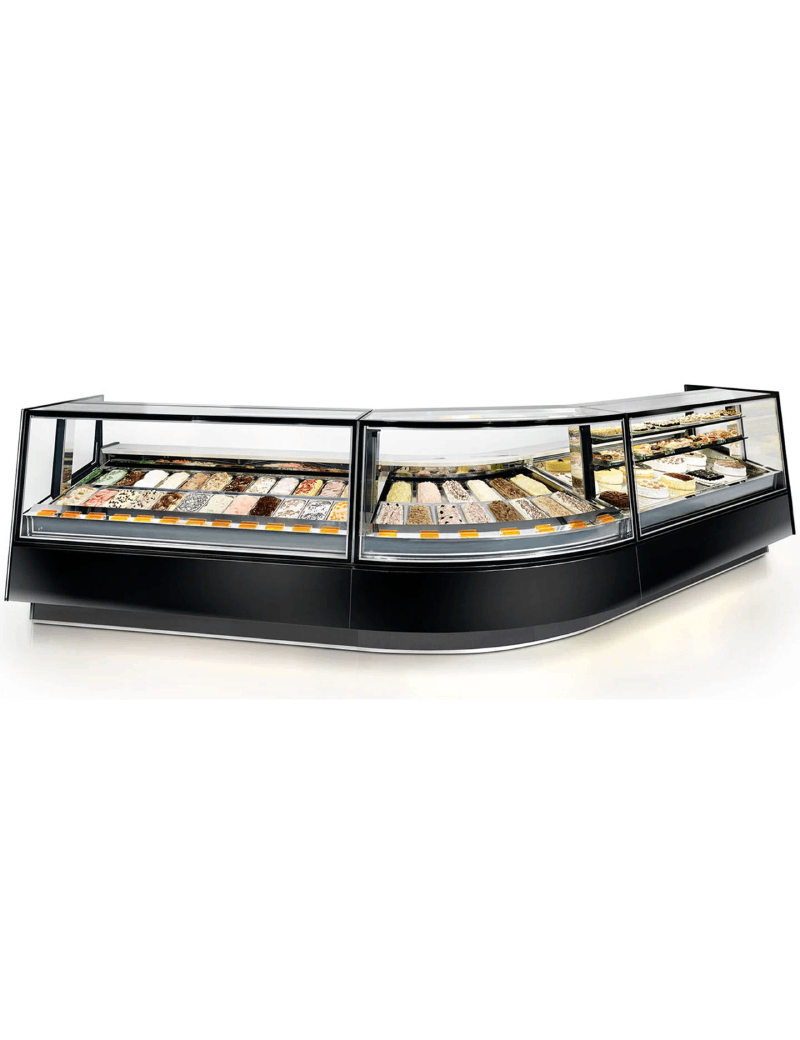 Vitrine de gelados ISA Kaleido