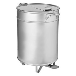 Balde de detritos com pedal CBDP, 50 l