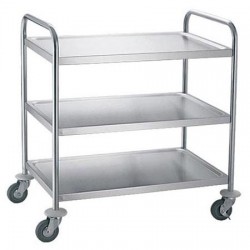 Stainless steel utility cart CI3N