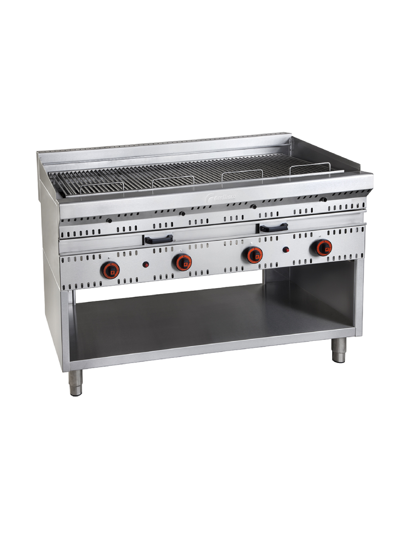 Gas Grill with Deflectors GVD4G