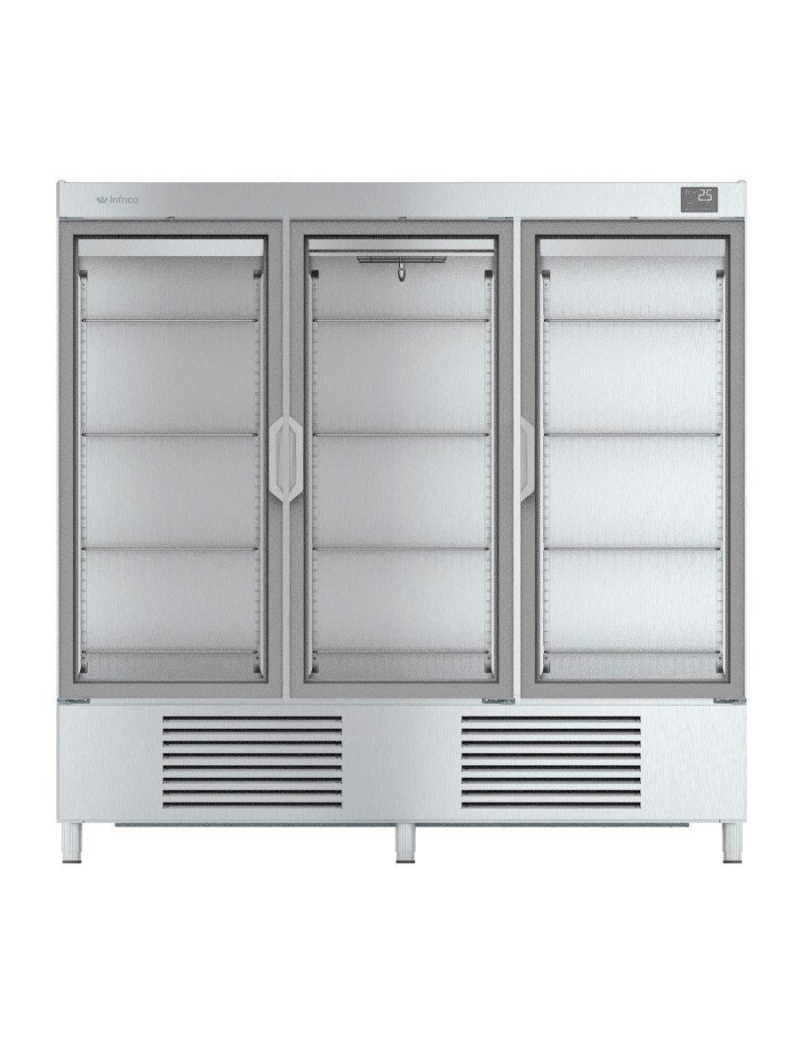 Reach-in glass-door refrigerator AEX 1600 T/F